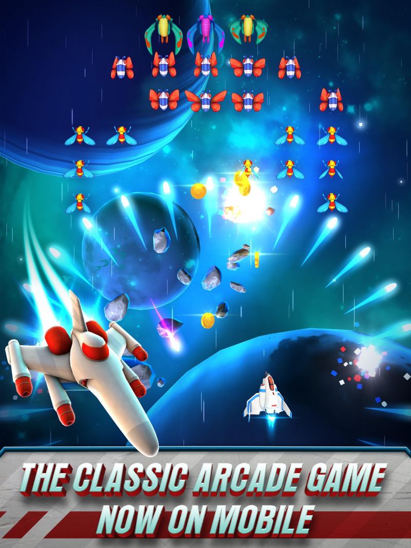 Game mobile Galaga