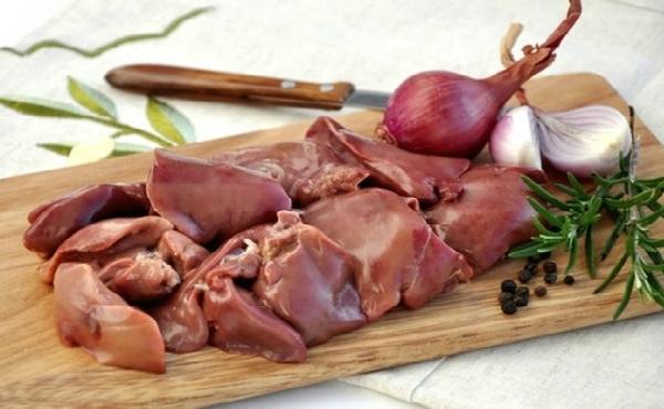 Gan động vật chứa hàm lượng sắt cao