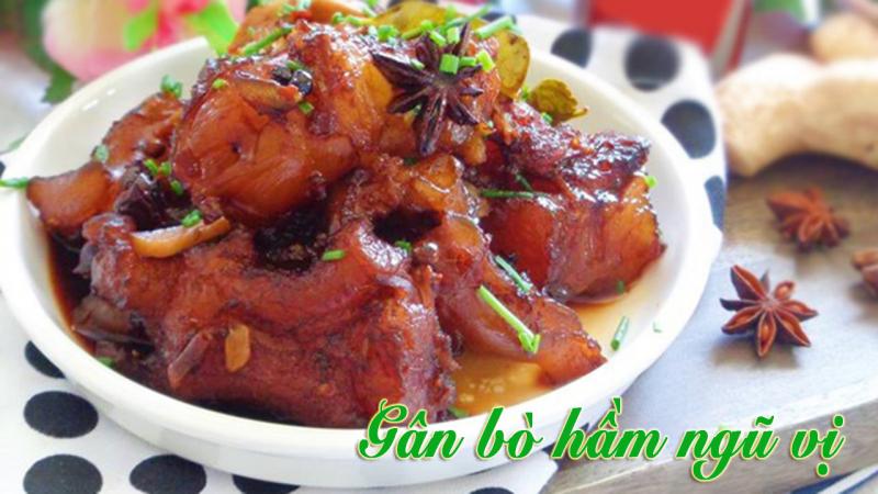 Gân bò hầm ngũ vị