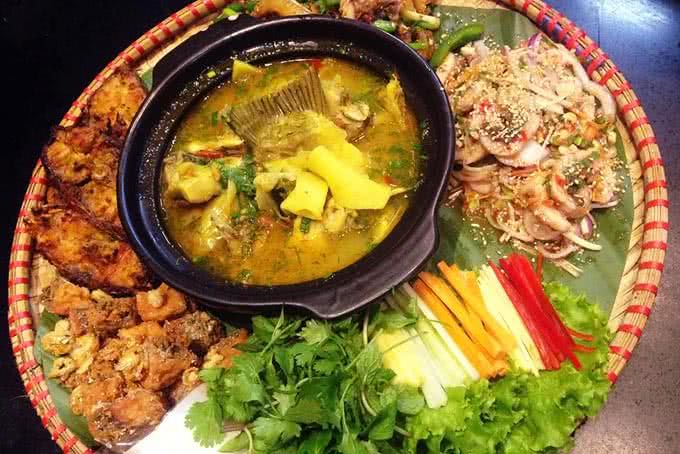 Gân Kiệu A Vinh menu thức ăn ngon và đa dạng