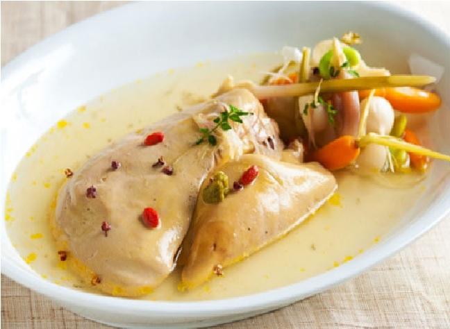 Gan ngỗng sốt bơ trứng