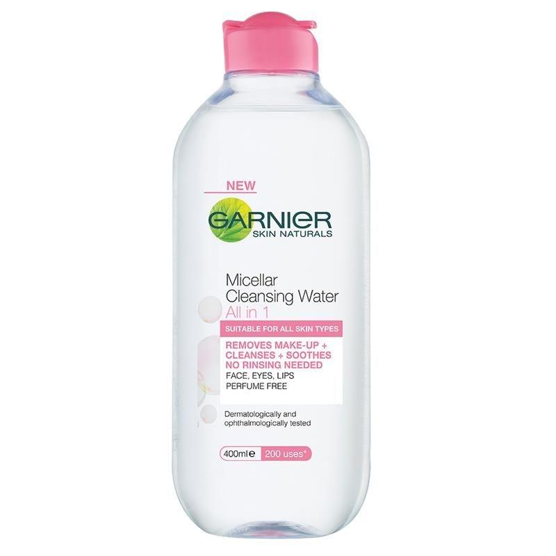 Nước làm sạch và tẩy trang cho da nhạy cảm Garnier Micellar Water