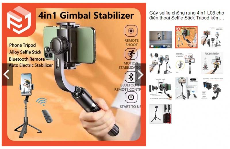 Gậy chụp ảnh tự sướng L08