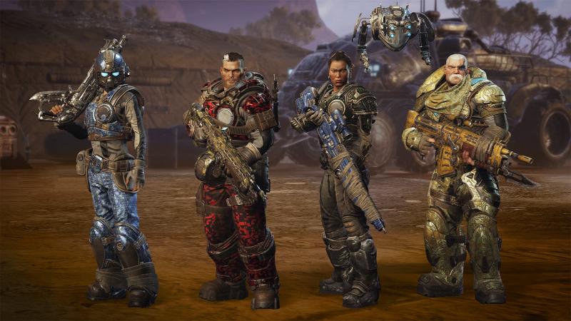 Hình ảnh chiến tranh thi đấu trực tiếp trong Gears Tactics