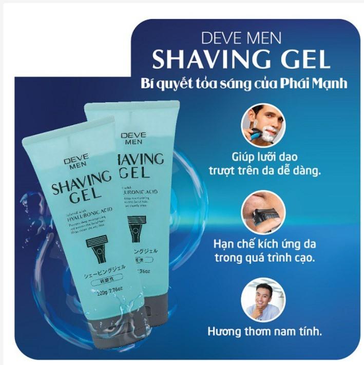 Gel cạo râu Deve Men Shaving Gel