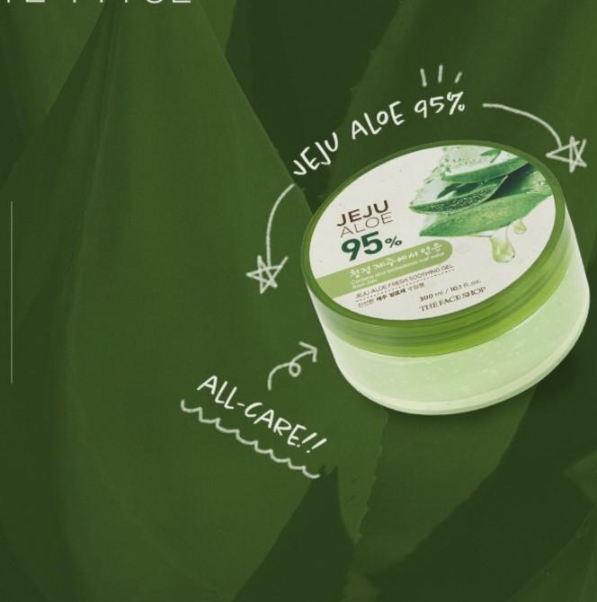 Gel dưỡng da đa năng TheFaceShop Jeju Aloe Fresh Soothing Gel