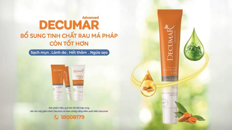 Gel ngừa mụn Decumar Advanced