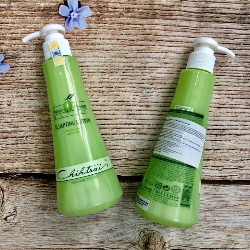 Gel tạo kiểu tóc giữ nếp 24h Chihtsai Sculpting Lotion Olive