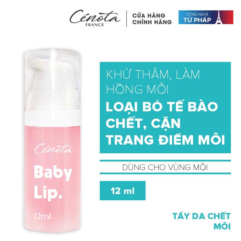Gel tẩy da chết môi Cenota Baby Lip khử thâm, làm hồng môi
