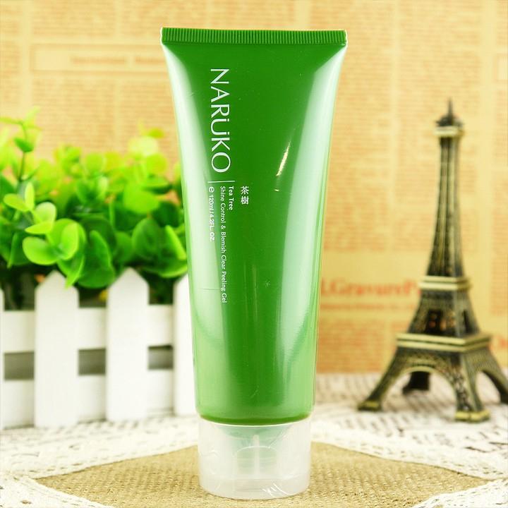 Gel tẩy tế bào chết Naruko trà tràm Tea Tree Shine Control and Blemish Clear Peeling Gel 120ml