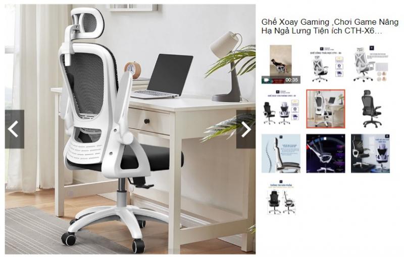 Ghế chơi game CTH-X6 Resdani