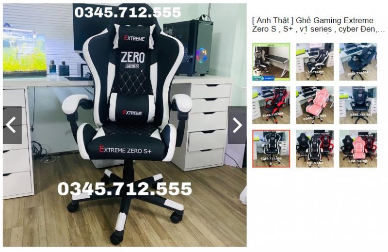 Ghế gaming Extreme Zero