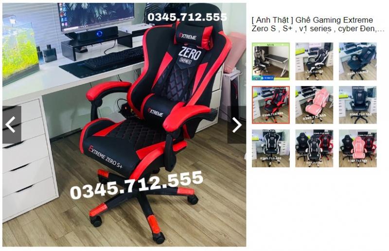 Ghế gaming Extreme Zero