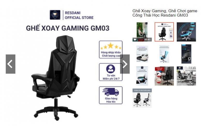 Ghế gaming Resdani GM03