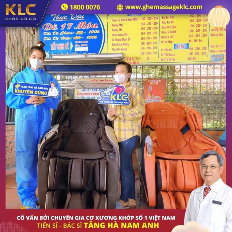 Ghế Massage Chính Hãng KLC Buôn Ma Thuột