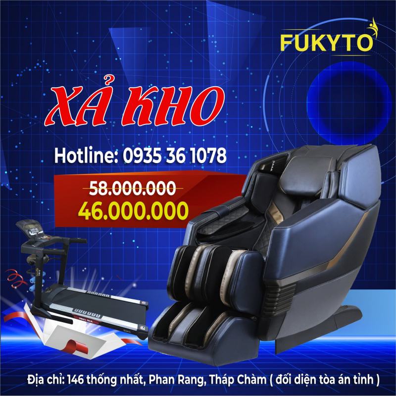 Ghế Massage Phan Rang Tháp Chàm Fukyto
