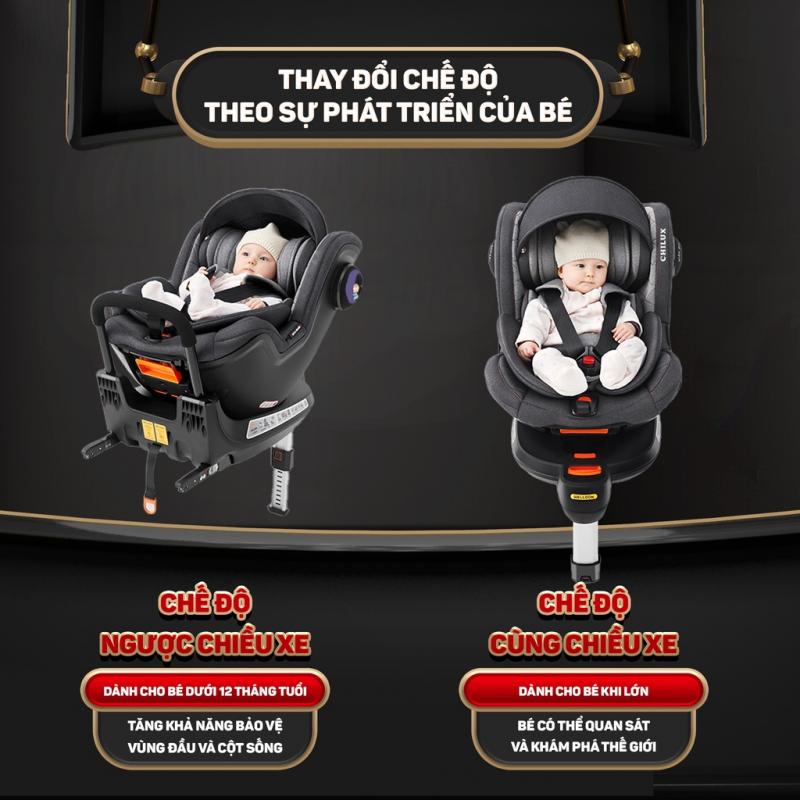 Ghế ngồi ô tô Chilux Safe 360 cao cấp cho bé sơ sinh