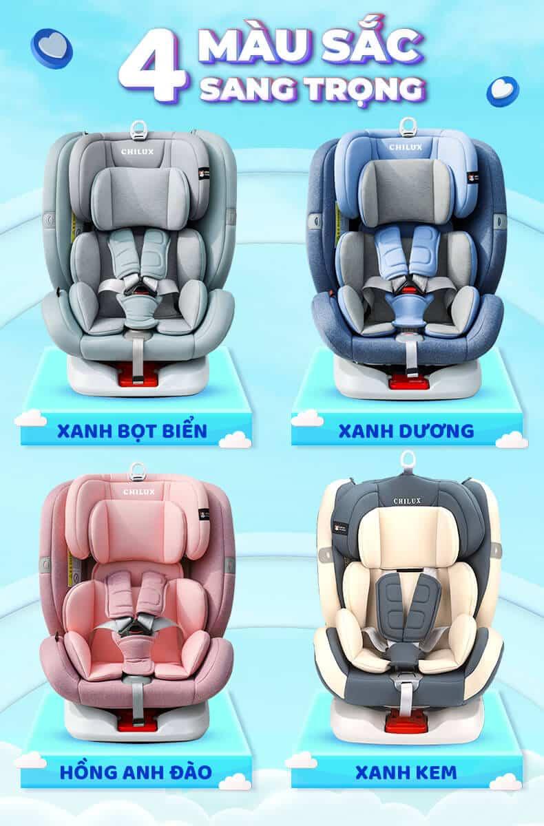 Ghế ngồi ôtô cho bé Chilux Roy 360