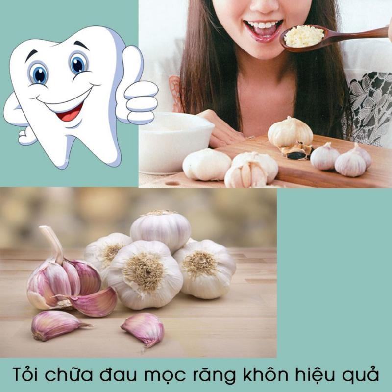 Giảm đau nhức răng khôn bằng tỏi