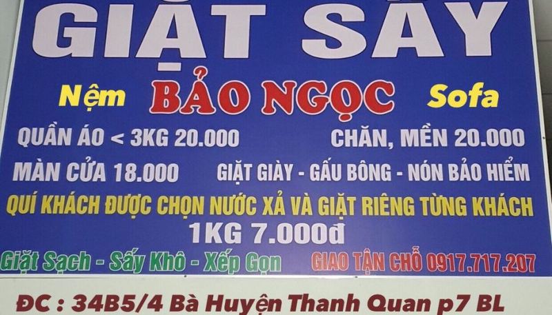 Giặt Sấy Bảo Ngọc