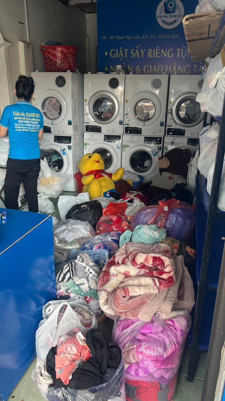Giặt sấy XANH 24/7 Trà Vinh