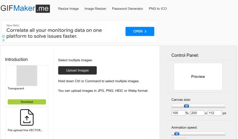 Trang web tạo ảnh động, ảnh GIF GIFMaker.me