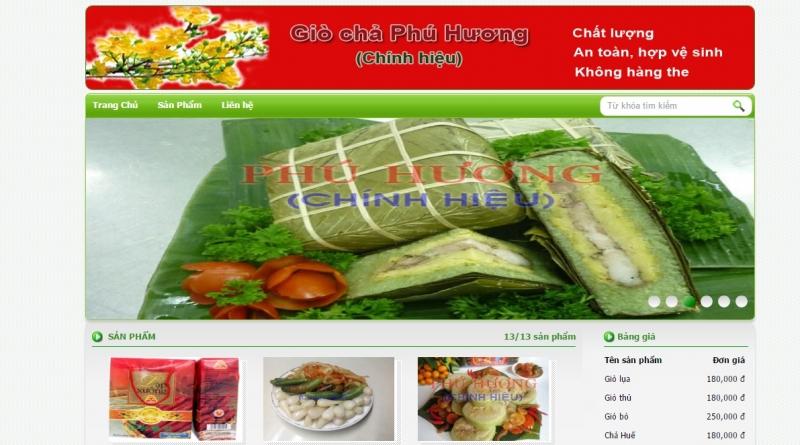 Giò chả Phú Hương
