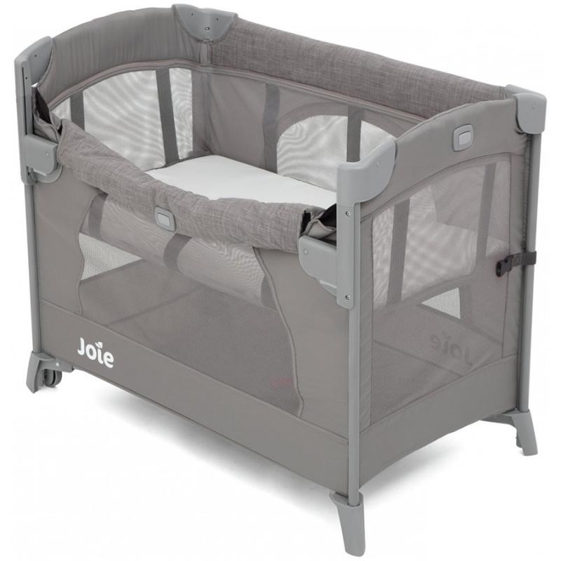 Giường cũi trẻ em Joie Kubbie Sleep Foggy Gray