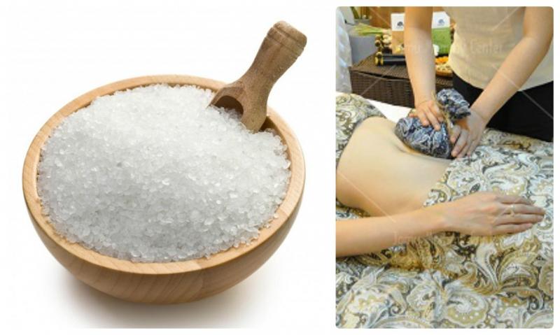 Giúp da săn chắc bằng muối biển