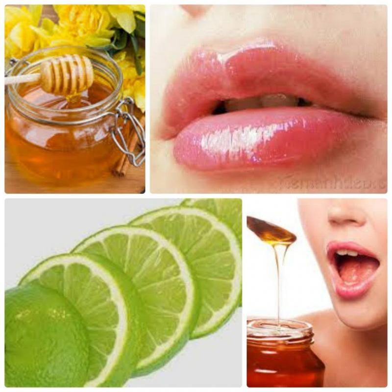 Môi căng mọng nhờ chanh tươi