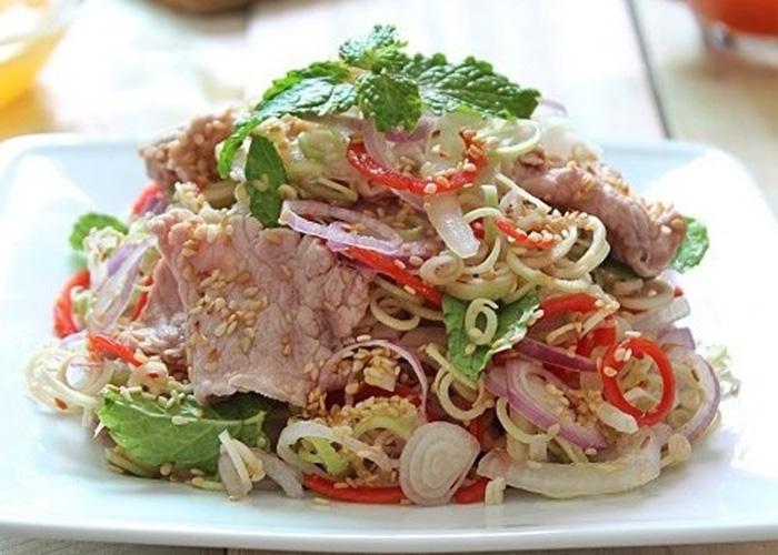 Gỏi bò hành tây