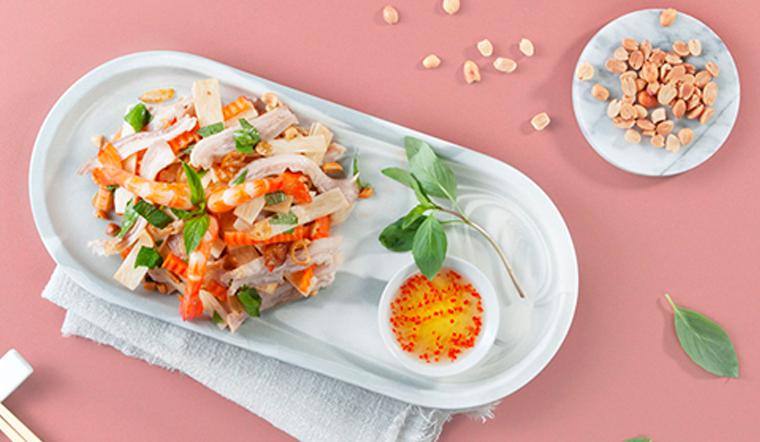 Gỏi củ hũ dừa giòn ngọt