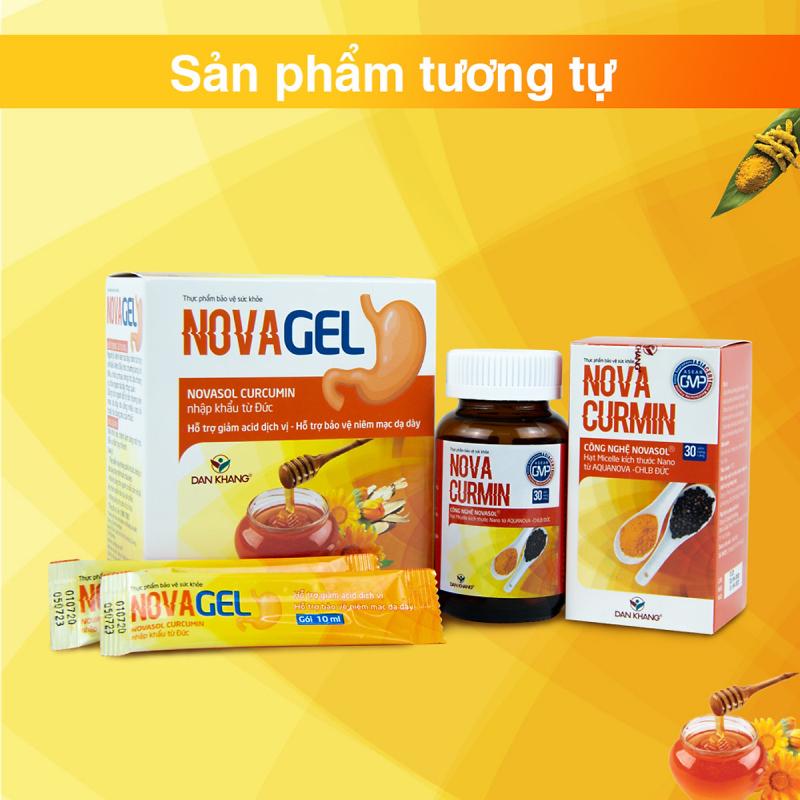 Gói hỗ trợ giảm đau dạ dày tức thì, đau rát bao tử Novagel