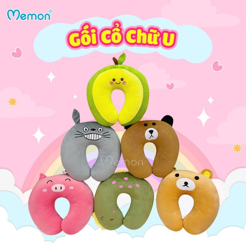 Gối kê cổ bông chữ U cao cấp Memon