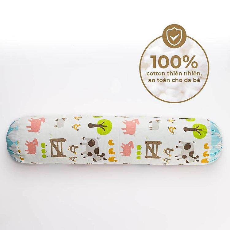 Gối ôm trẻ em cao cấp Khang Home êm ái cho bé ngủ ngon size 15x70cm