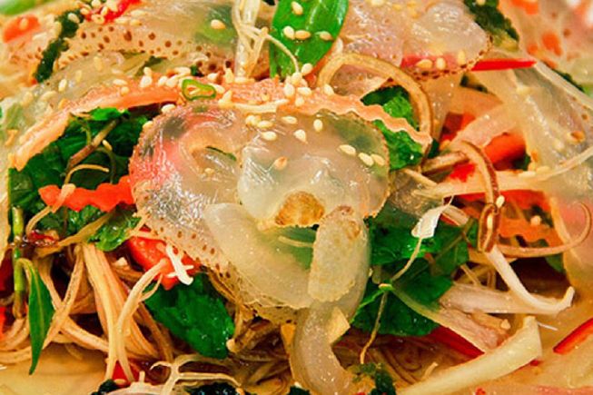 Gỏi sứa hành tây