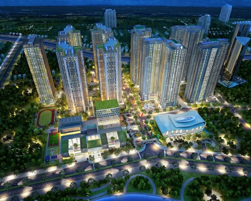 Phối cảnh tổng thể dự án Goldmark City