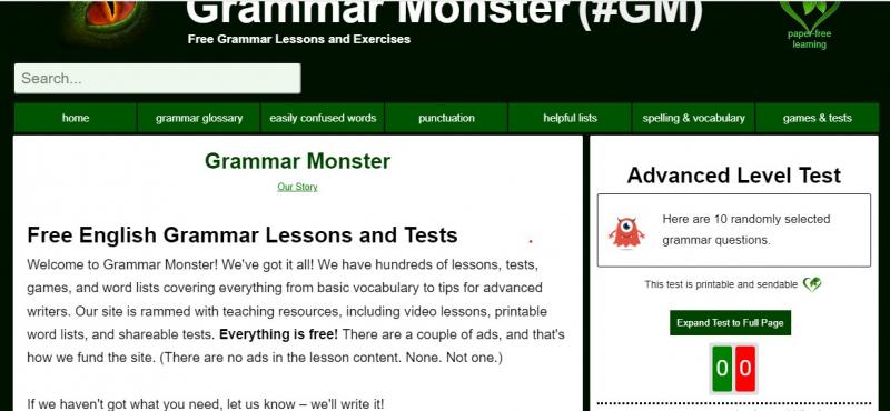 Grammar Monster