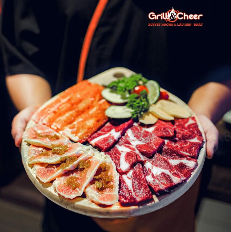 Grill & Cheer - Buffet Nướng & Lẩu Hàn - Nhật