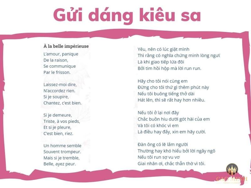 Gửi dáng kiêu sa