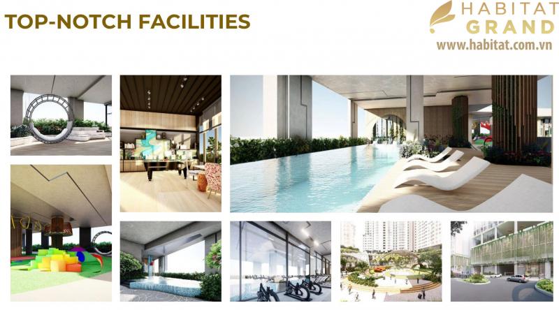 Habitat Grand Bình Dương tích hợp nhiều tiện ích trong nội khu