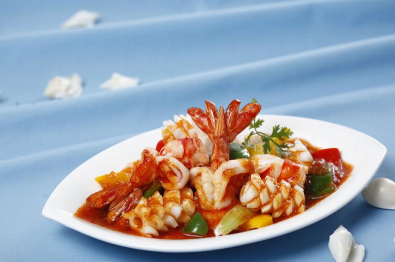 Hải sản xào chua ngọt