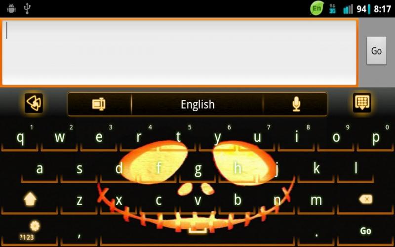 Bàn phím điện thoại theo đúng chất Halloween