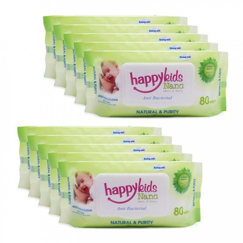 Khăn giấy ướt Happykids