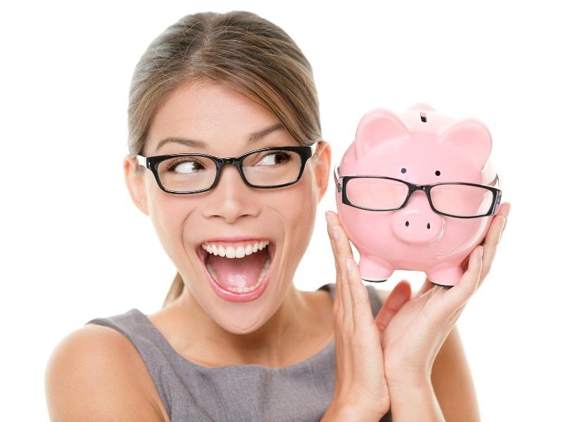 Hãy bỏ vào ống tiết kiệm số tiền dư sau khi mua sắm