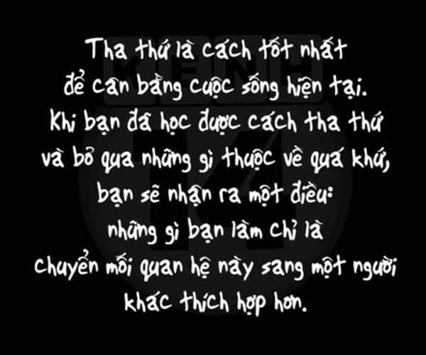 Học cách tha thứ