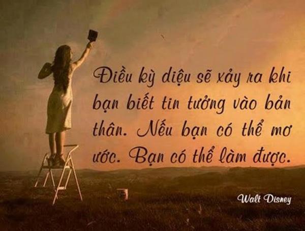 Hãy tự tin vào chính mình
