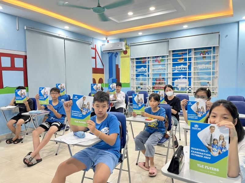 Học viên tại Hệ thống Anh ngữ Quốc tế Ocean Edu