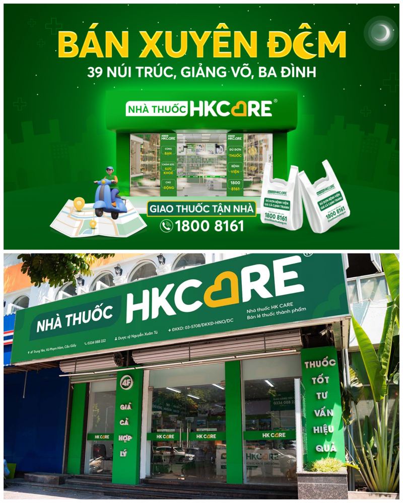 Hệ thống nhà thuốc HKCARE