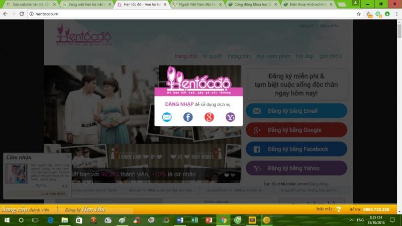 Website Hẹn tốc độ